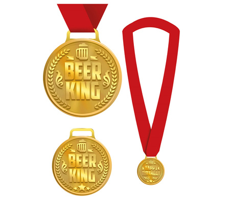 MEDAL ZŁOTY BEER KING