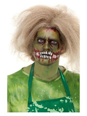 Make up Zombie, Halloween, rana, blizna