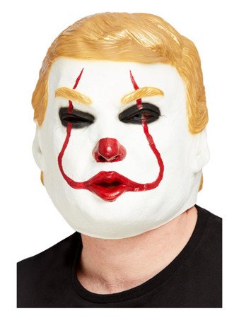 Maska prezydente klaun, Karnawał, Bal, Halloween