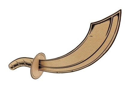 Miecz Pirata, 8,5x44,5cm (1 karton / 30 szt.)