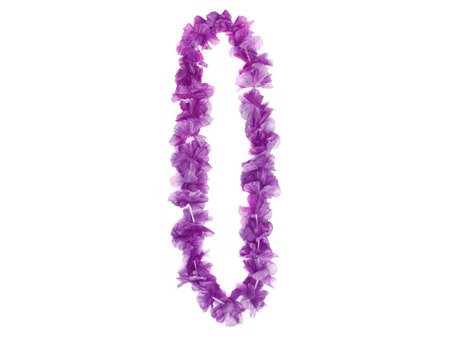 Naszyjnik hawajski, fiolet, 1m