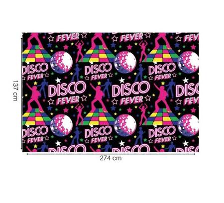 OBRUS DISCO FEVER 137X274 CM