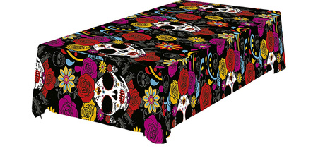 OBRUS PLASTIKOWY LOS MUERTOS 137 X 274 cm