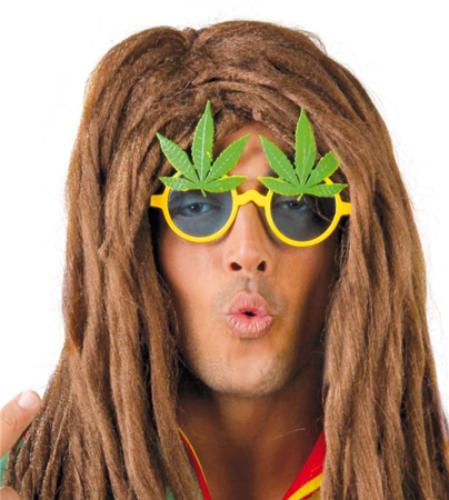 OKULARY RASTA MARIHUANA