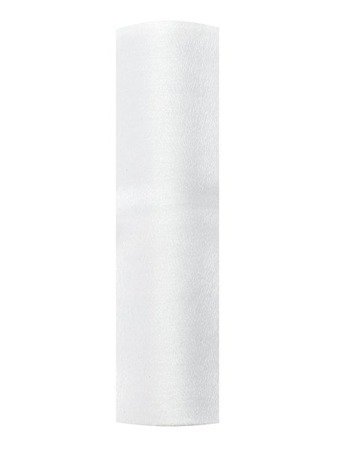 Organza Snow, biały, 0,16 x 9m (1 karton / 48 szt.) (1 szt. / 9 mb.)
