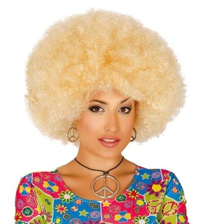 PERUKA AFRO BLOND