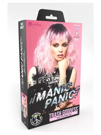 PERUKA RÓŻOWA LOVE KITTEN MANIC PANIC