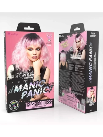 PERUKA RÓŻOWA LOVE KITTEN MANIC PANIC