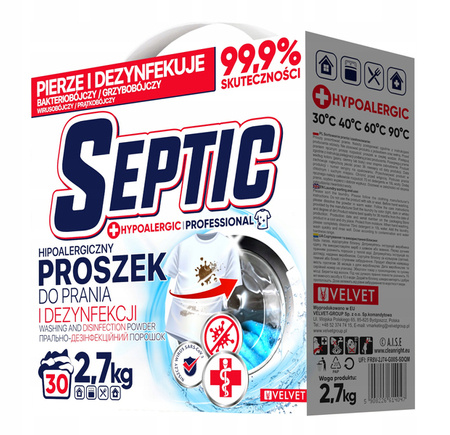 PROSZEK DO DEZYNFEKCJI SEPTIC 2,7 KG