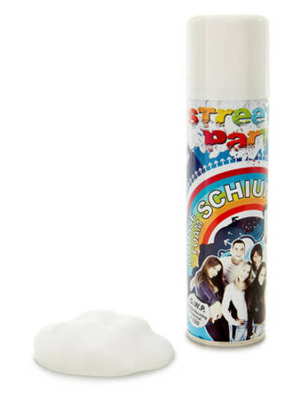 Party Foam Spray, White