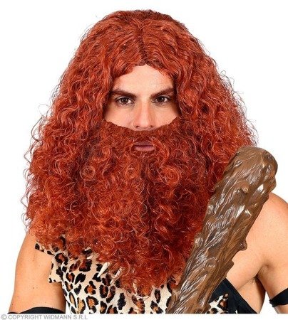 Pk 4 "CAVEMAN WIG AND BEARD" in box