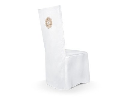 Pokrowiec komunijny na krzesło, biały (1 karton / 60 szt.)