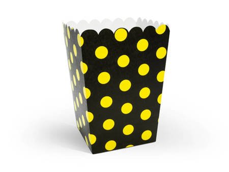 Pudełka na popcorn, 7,5 x 7,5 x 12,5 cm (1 op. / 6 szt.)