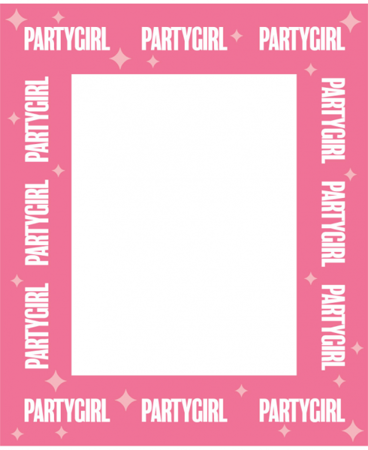 Ramka do zdjęć Party Girl różowa 64x77 cm