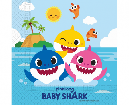 SERWETKI BABY SHARK 20 SZT.