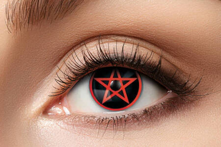 SOCZEWKI KWARTALNE CZERWONY PENTAGRAM