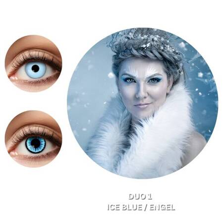 SOCZEWKI KWARTALNE DUO ICE BLUE + ENGEL