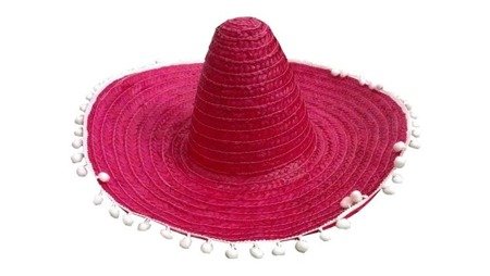 SOMBRERO 60CM CZERWONE