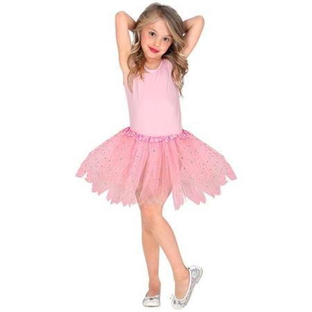 SPÓDNICZKA TUTU JASNY RÓŻ 30 CM