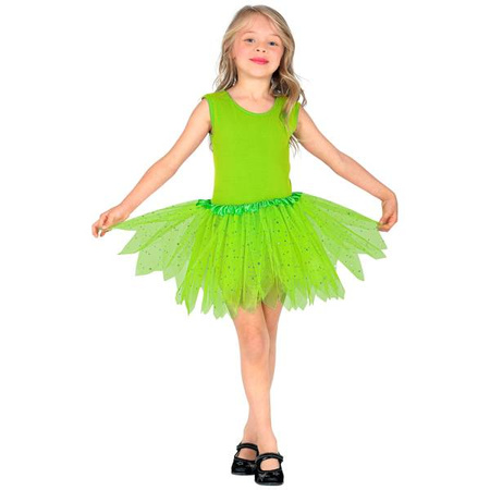 SPÓDNICZKA TUTU NEONOWA ZIELONA 30 CM