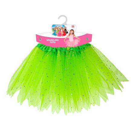 SPÓDNICZKA TUTU NEONOWA ZIELONA 30 CM