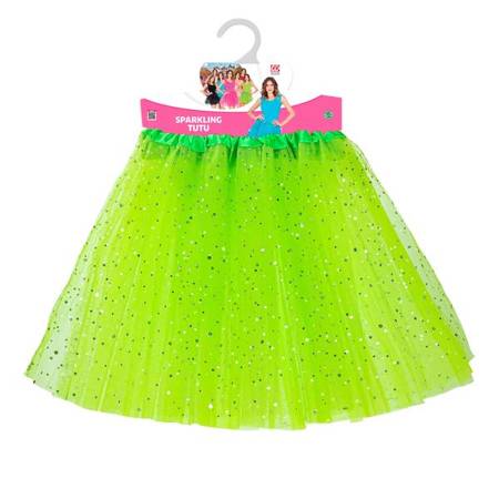 SPÓDNICZKA TUTU NEONOWA ZIELONA 40 CM