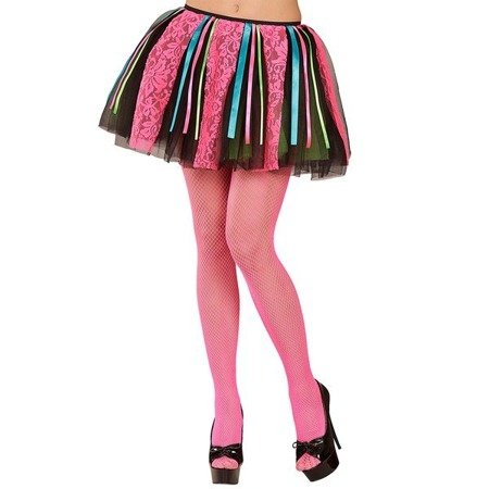 SPÓDNICZKA TUTU TĘCZA DISCO 35 CM.