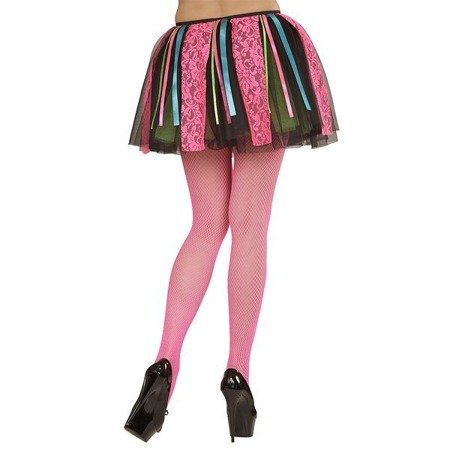 SPÓDNICZKA TUTU TĘCZA DISCO 35 CM.