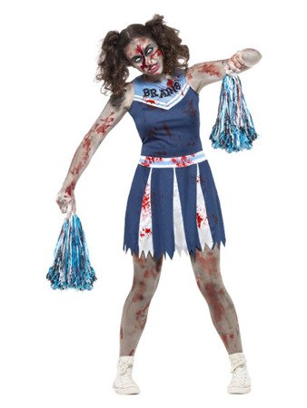 STRÓJ CHEERLEADERKA ZOMBIE