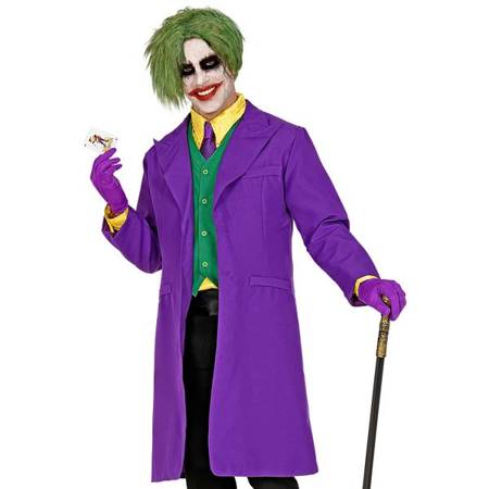 STRÓJ JOKER FIOLETOWY PŁASZCZ