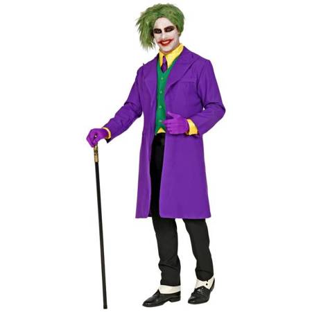 STRÓJ JOKER FIOLETOWY PŁASZCZ