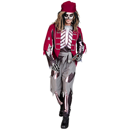 STRÓJ SZKIELET PIRATA HALLOWEEN