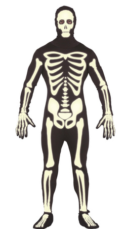STRÓJ SZKIELET ŚWIECĄCY W CIEMNOŚCI