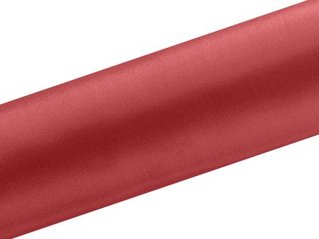 Satyna gładka, czerwony, 0,16 x 9m (1 karton / 48 szt.) (1 szt. / 9 mb.)