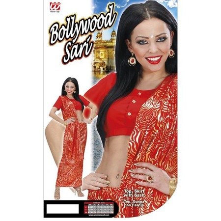 Strój Bollywood Sari, Tancerka, Karnawał