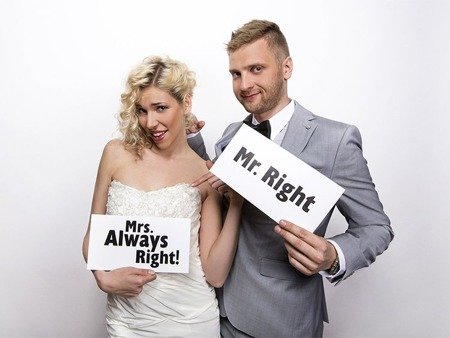 TABLICZKI MR.RIGHT/MRS.ALWAYS RIGHT