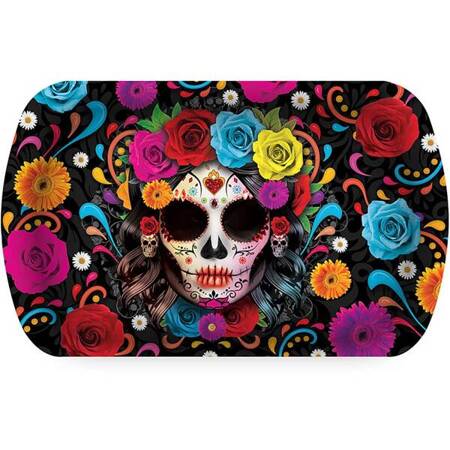 TACA CATRINA LOS MUERTOS HALLOWEEN 39X24 CM     