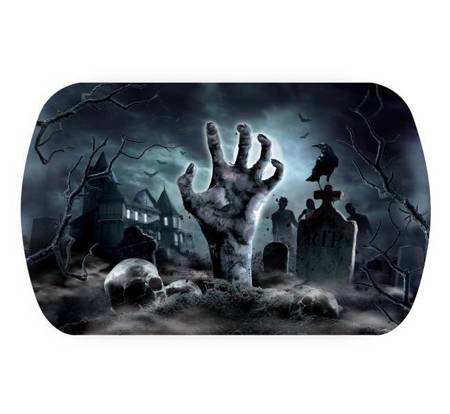 TACA CMENTARZ HALLOWEEN 40X25X3 CM