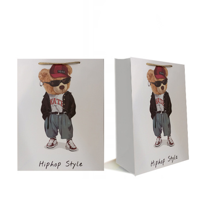 TORBA PREZENTOWA HIPHOP STYLE 26X32X9,5 CM