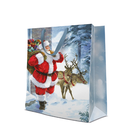 TORBA PREZENTOWA SANTA IS COMING 30x41x12