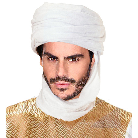 TURBAN ARABA BIAŁY