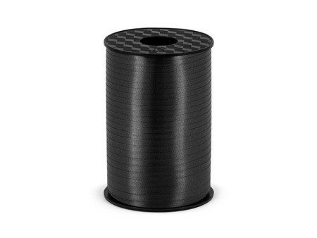 Wstążka plastikowa, czarny, 5mm/225m (1 karton / 50 szt.)