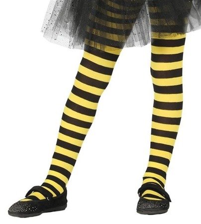 YELLOW STRIPED TIGHTS 3-6 YEARS