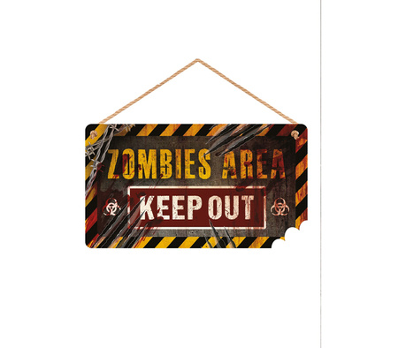 ZAWIESZKA ZOMBIE "KEEP OUT"