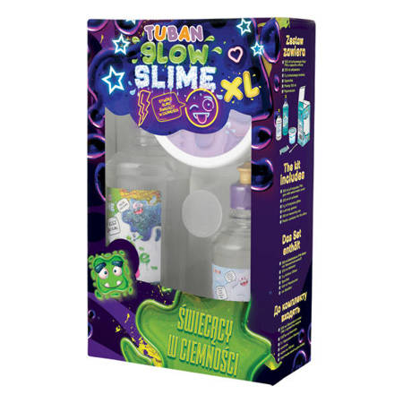 ZESTAW SUPER SLIME XL ŚWIECĄCY W CIEMNOŚCI